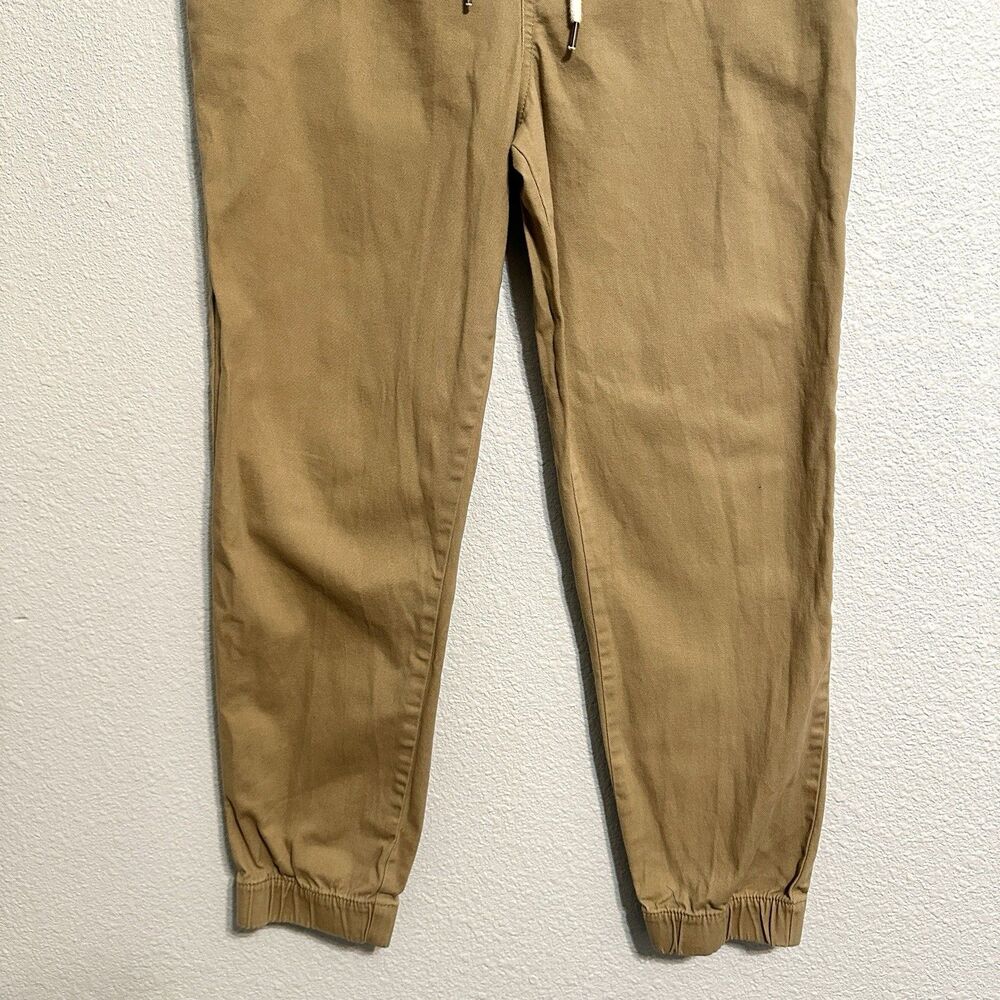 Elwood Joggers Pants Mens Size Medium Tan Khaki Drawstring Pockets Tapered - Picture 3 of 12